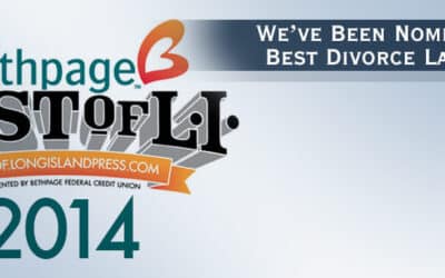 Thank You for Nominating Us Best Divorce Lawyer on Long Island in Bethpage Best of L.I.