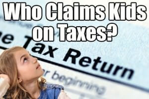 Who can claim kids of Long Island divorce on taxes
