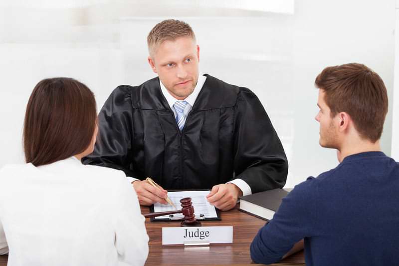 judge dividing property