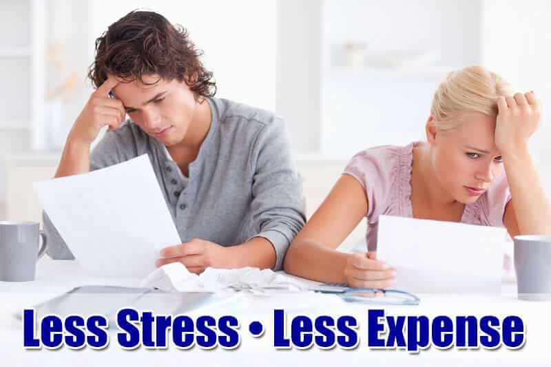 less stress