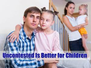 Uncontested divorce better for children