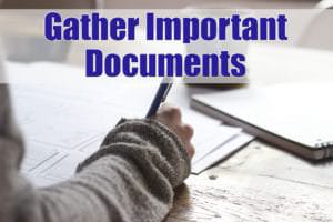 gather important documents for Long Island, NY divorce