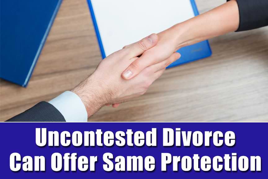 uncontested divorce contested divorce rights long island