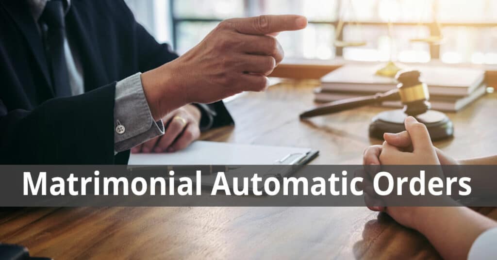 matrimonial automatic orders Long Island New York