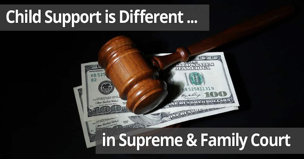 What’s the Difference Between Getting Child Support in Family Court or Supreme Court on Long Island