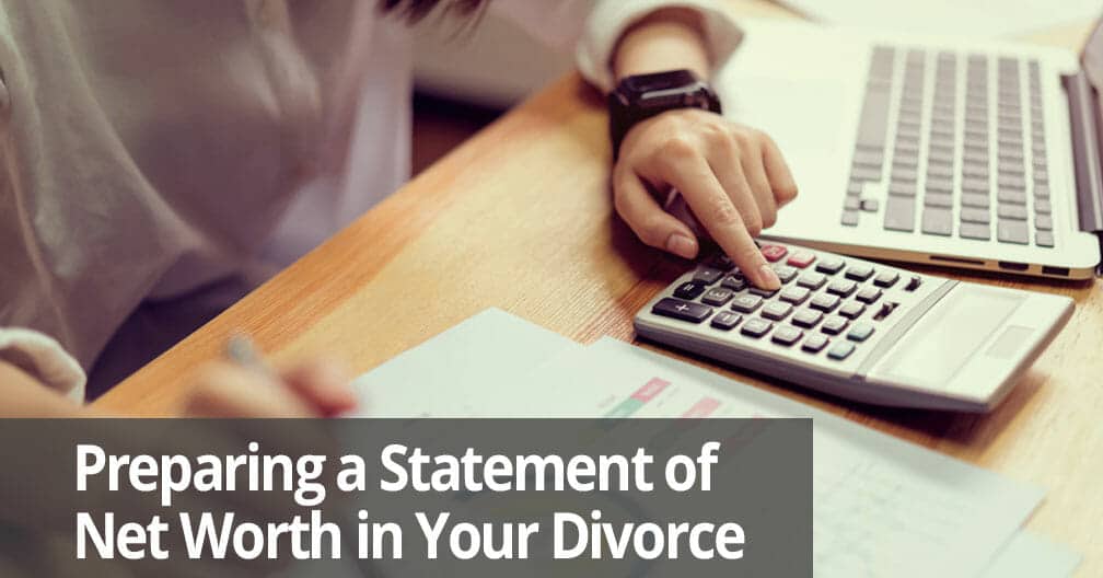 statement of net worth Long Island divorce
