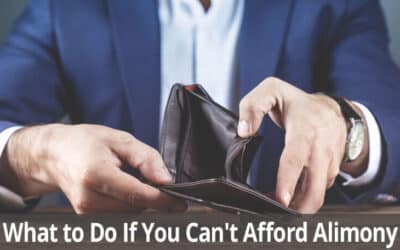 I Can’t Afford Alimony — What Do I Do?
