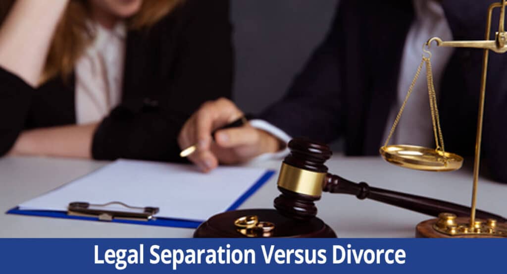 divorce or legal separation