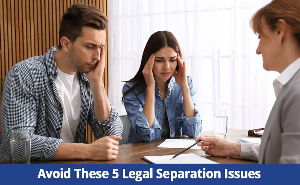 legal separation issues