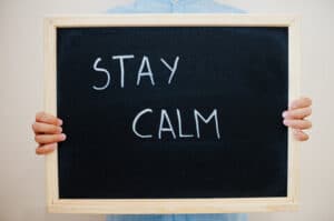stay calm during divorce