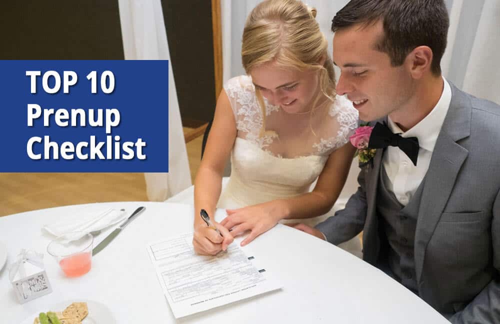 Top 10 Checklist for Your Long Island Prenuptial Agreement