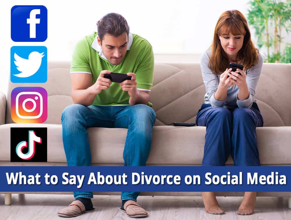 divorce social media