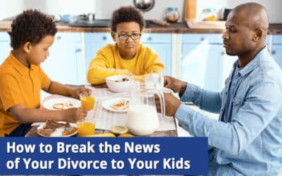 How to Break the News of Your Divorce to Your Kids