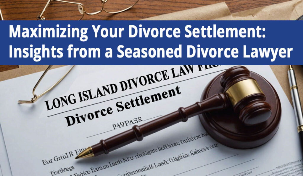 Maximize Your Divorce Settlement with Insights from Seasoned Divorce Lawyer