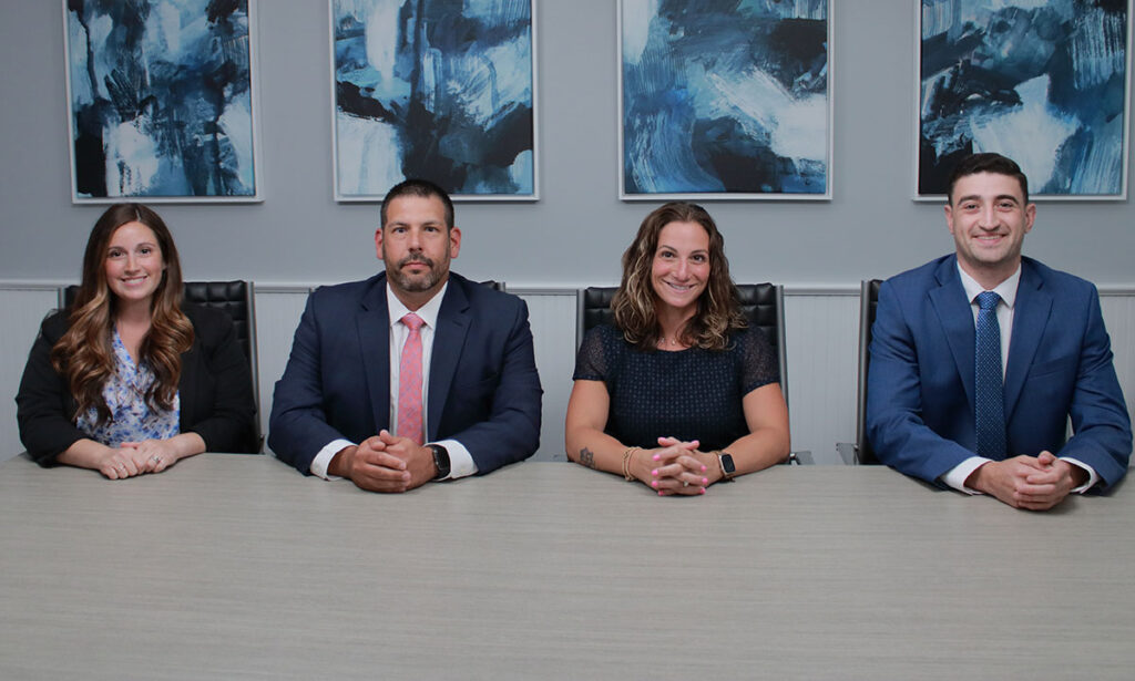 The attorneys of Hornberger Verbitsky, P.C.: AnneMarie Lanni, Esq., attorney; Robert E. Hornberger, Esq., managing partner; Christine M. Verbitsky, Esq., partner; and Lawrence M. Marino, Esq. attorney