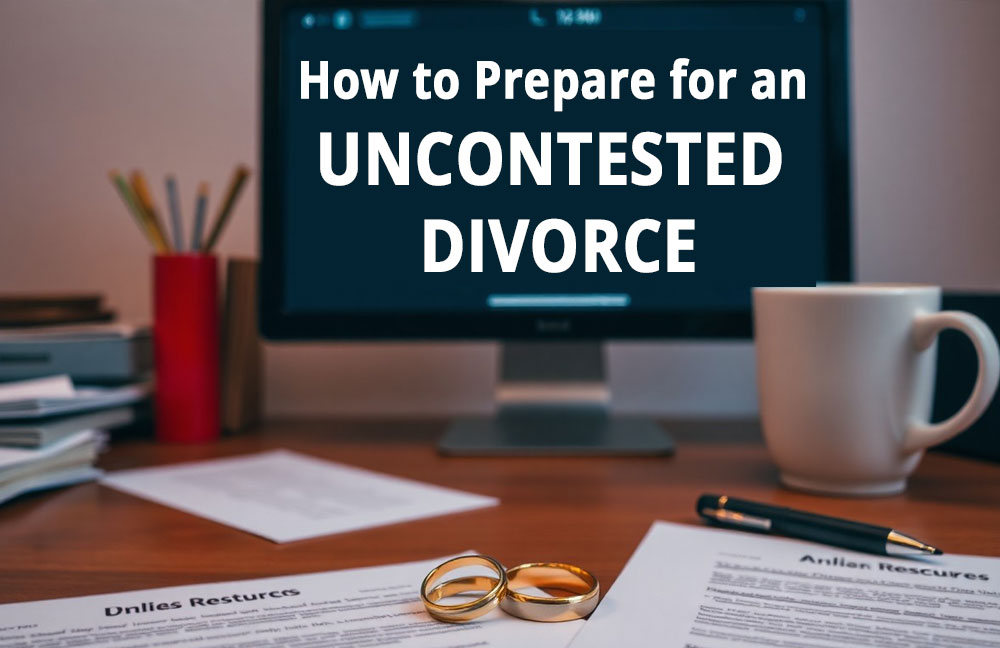 How to prepare for an uncontested divorce