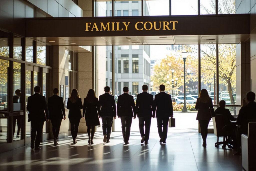 family courthouse entrance