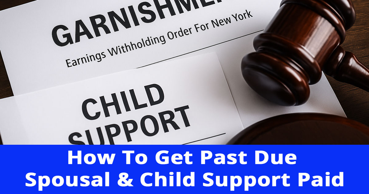 wage garnishment paperwork for unpaid child support