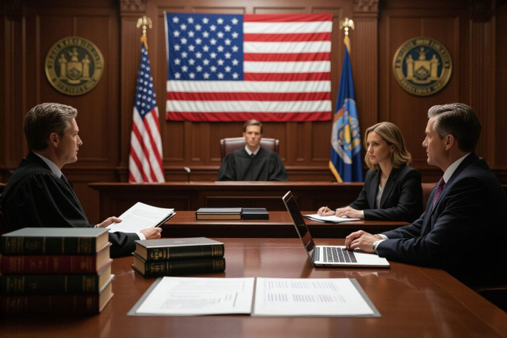 dividing a business during divorce in Long Island, NY courtroom