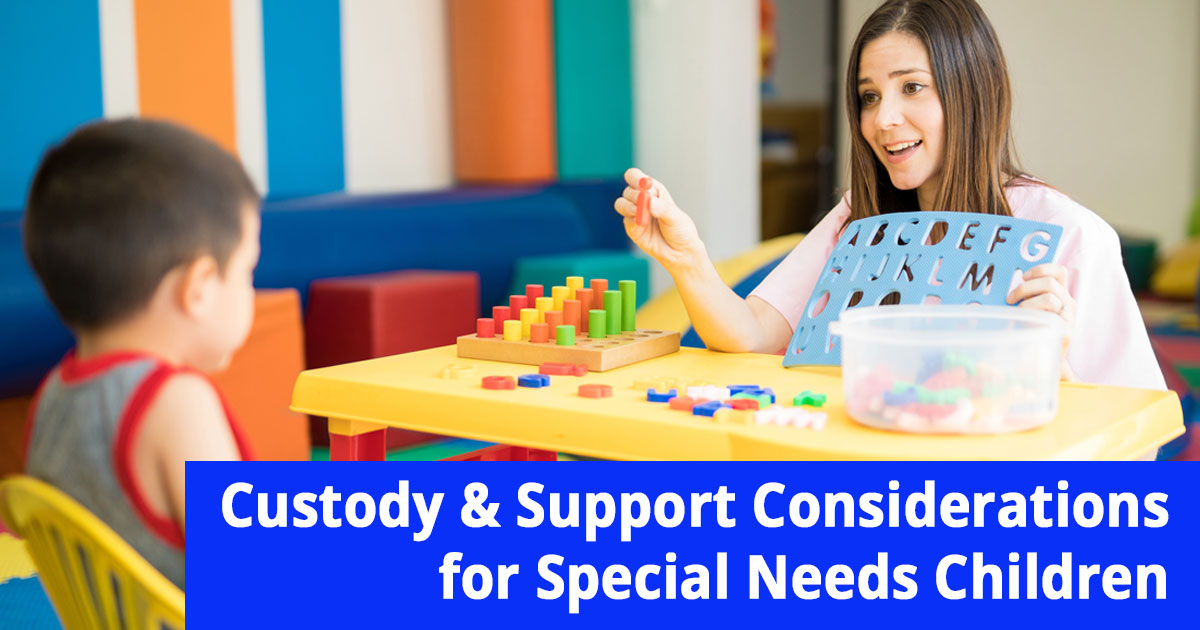 Occupational therapist working with special needs child on their leters