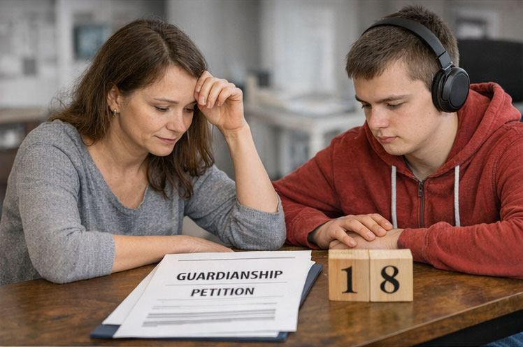 Guardian ad Litem meeting with special needs child