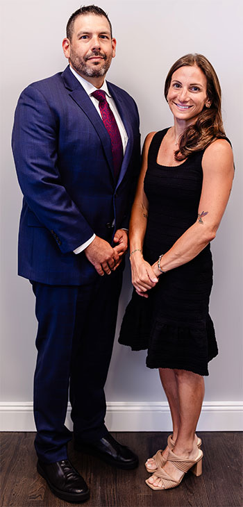 The Long Island Divorce & Family Law Group, Horberger Verbitsky, P.C. partners Robert E. Hornberger, Esq. and Christine M. Verbitsky, Esq.